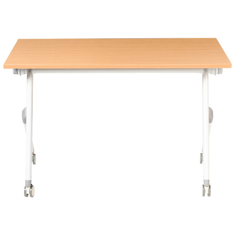 Aarre Standing Desk, Brown/White, 73cm H x 120cm W x 60cm D
