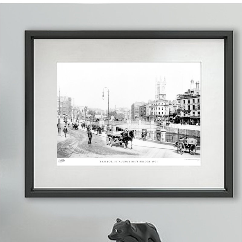 Bristol, St Augustine - Single Picture Frame Print, 45cm H X 60cm W x 2cm D