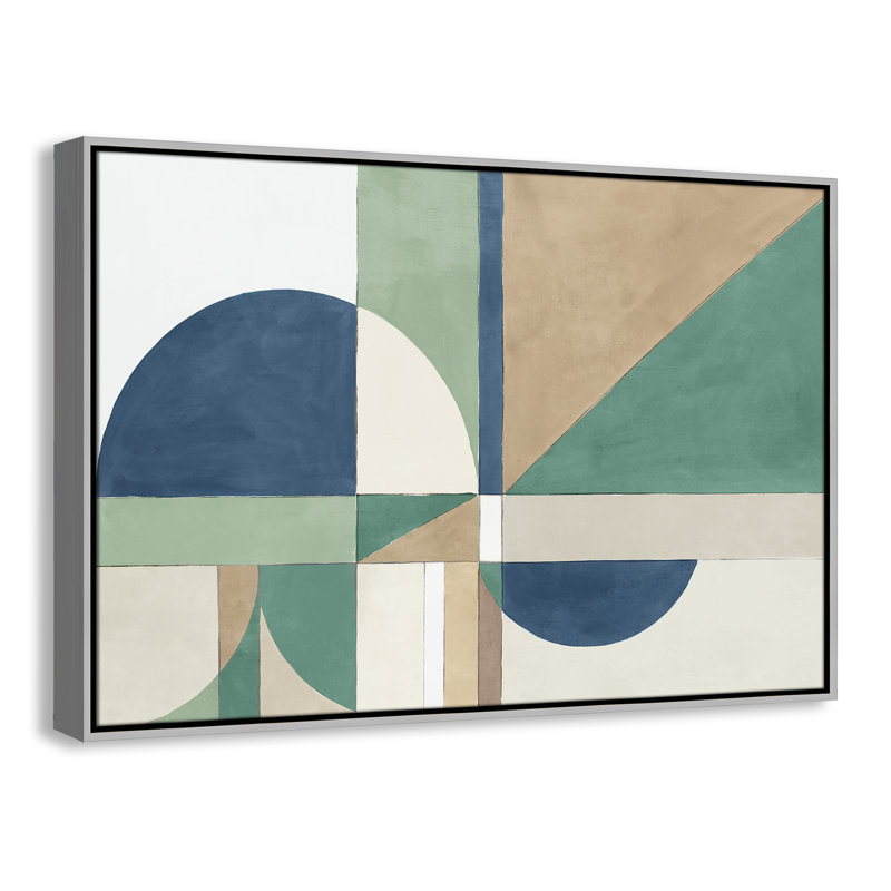 Floater Frame Canvas, 25.5" H x 37.5" W x 2" D, Silver Framed