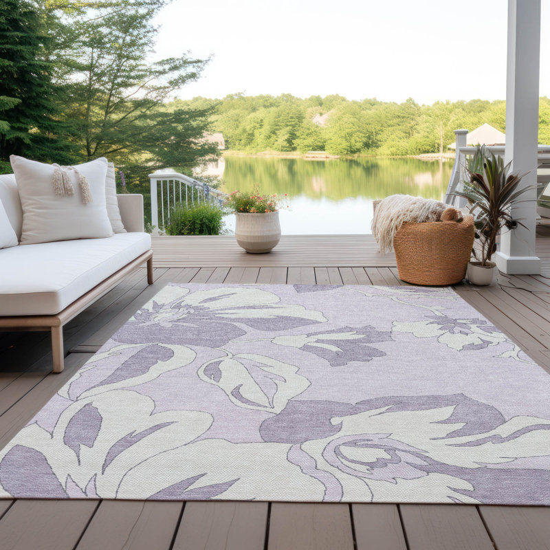  Tapis d'extérieur antidérapant Malchow, Rectangle 9 pi x 12 pi