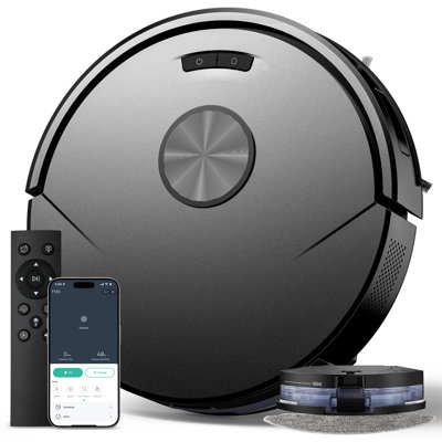 2-in-1 Robot Vacuum and Mop Combo with 8000Pa Suction, Ultra-Thin, 120-Min Runtime, Self-Charging, App & Remote Control