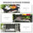 Outdoor Pool Towel Storage Cabinet Organizer, Pool Towel Holder with Shelf and Cabinet, Pool Valet with Weather-Resistant PE Rattan and Steel Frame-1008630363
