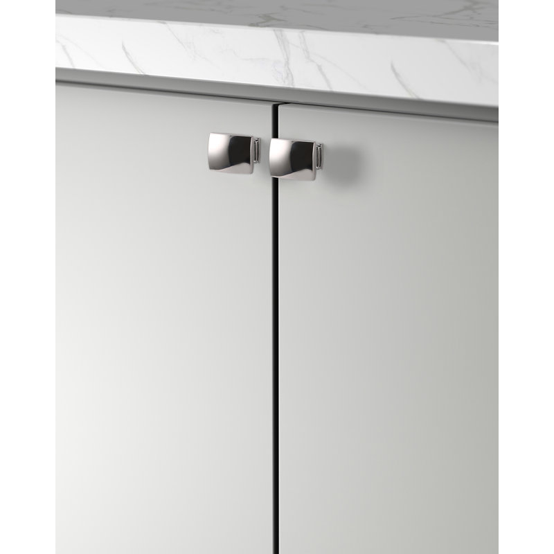 Helix Square Knob Multipack, Chrome Plated