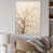 Cadre flottant blanc