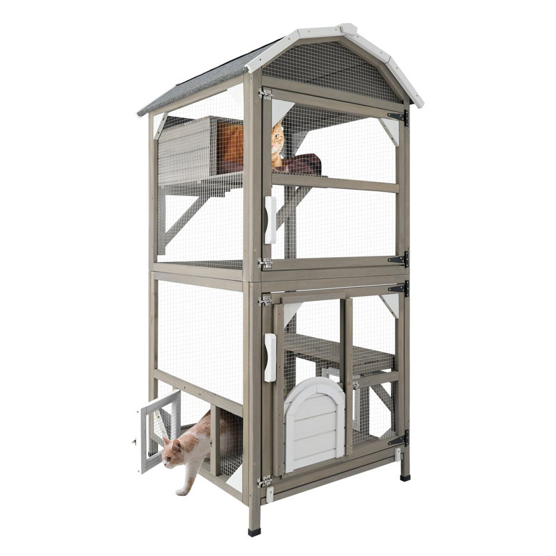 71"Large Cat House