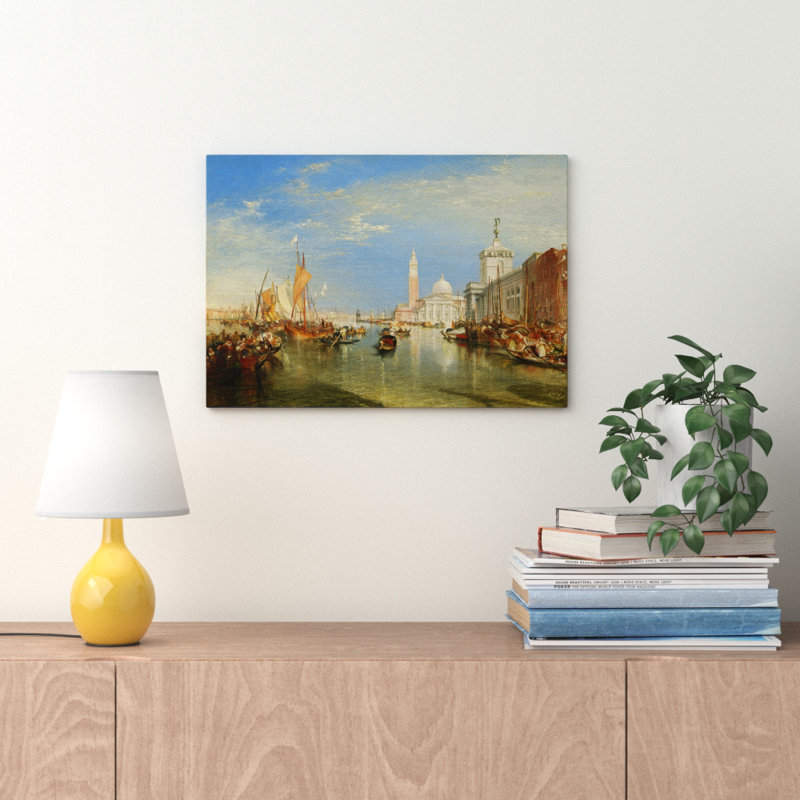J.M.W. Turner - No Frame Painting on Canvas, 35cm H x 50cm W