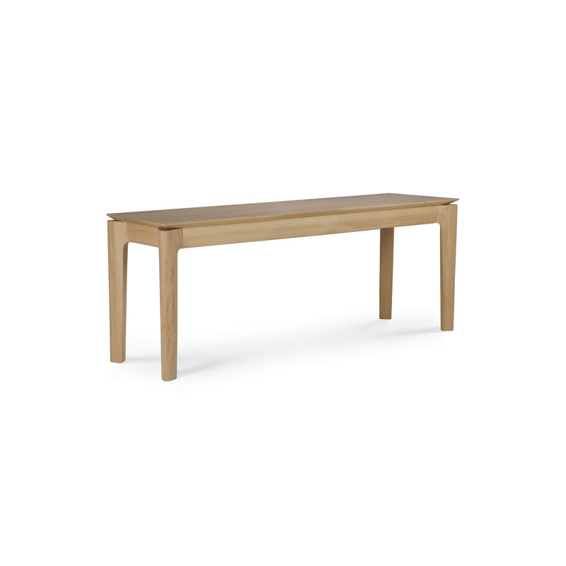 Bok Solid Wood Dining Bench, 18.1" H x 57.5" W x 13.8" D, Natural