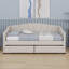 Lit de jour rembourré avec deux tiroirs-461902791