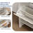 2-Door Barn Door Traie With 1 Shelf 31.5" Width