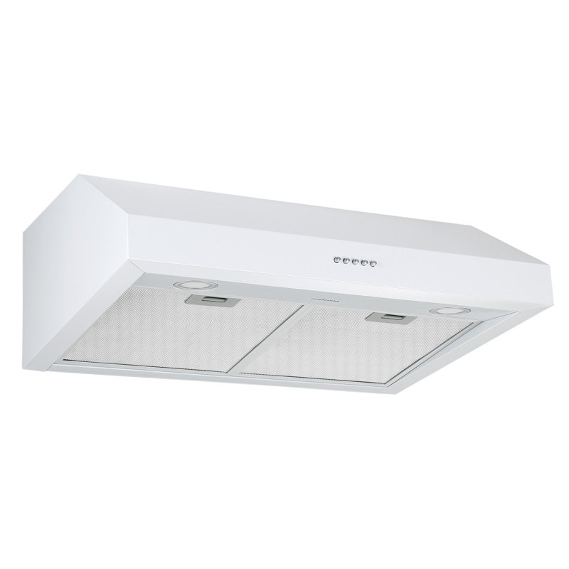 Ancona Stainless Steel 440 CFM Ducted (Vented) Under Cabinet Range Hood with Mesh Filter