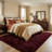 Living Room Rugs with 4 Stickers, 6x9 Rug, Soft Shaggy Modern Rug for Room Decor, Dark Red Bedroom Rugs, Upgrade Non Slip Carpet, Ideal For High Traffic Areas Indoor, Gift For Halloween, Christmas, Thanksgiving, Graduation Season-1883549133