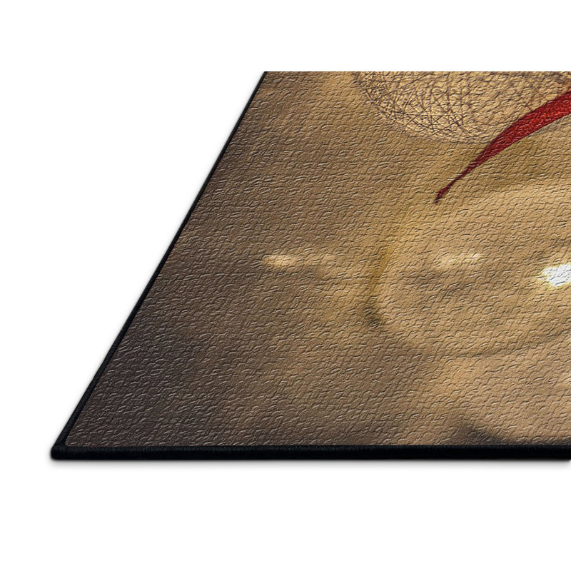 Tapis brun Christmas, Rectangle 4 pi x 6 pi