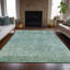 Tapis bleu sarcelle lavable à la machine intérieur / extérieur Xhevrie-112168710