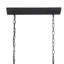 6 - Light Kitchen Steel Dimmable Rectangle Chandelier, UL Certified-1830333801