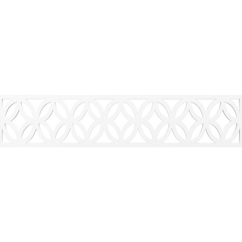 Moulure Crosby, H 10 po x l 46,75 po x P 0,38 po, PVC de qualité architecturale