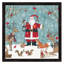 Woodland Christmas VI 1 Piece Floater Frame Painting on Canvas-827002335-827002337