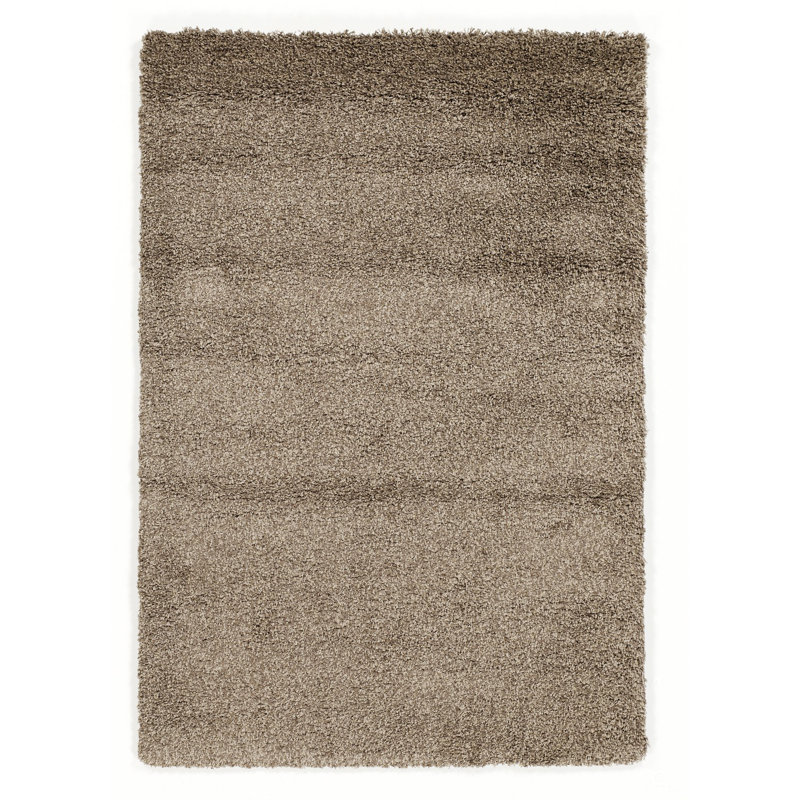 Solid Colour Shag Area Rug, Round 150cm