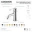 Robinet de salle de bain monocommande à fixation sur plateau 1 trou Kingston Brass-40983132