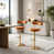 Orange rouillé + or sélectionné