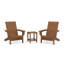 POLYWOOD by AllModern Outdoor Adirondack Chair With Table-860548779