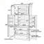 Garde-manger de 77 po de hauteur avec supports à vin et tiroirs-134530033