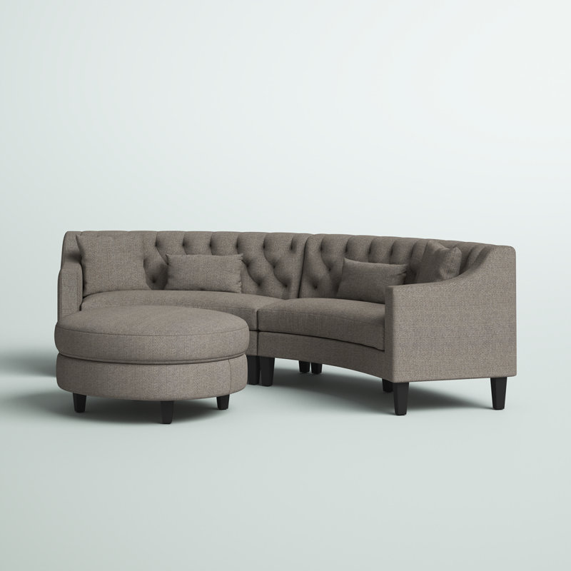 Canapé modulaire avec repose-pieds Stamant