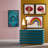 Lipstick Beaded Wall Art