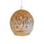 15cm H Metal Dome Lamp Shade ( Screw On ) in Amber