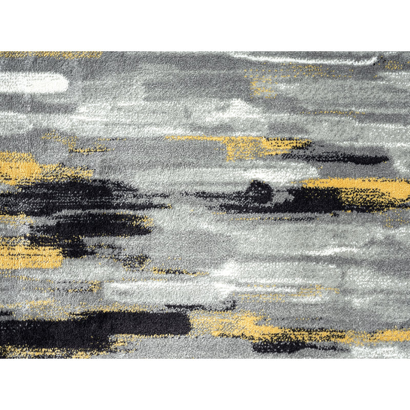 Mikkelson Abstract Indoor Rug, Rectangle 5'3" x 7'6"