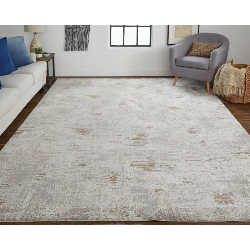Queens Boulevard Abstract Indoor Rug, Rectangle 4' x 6'