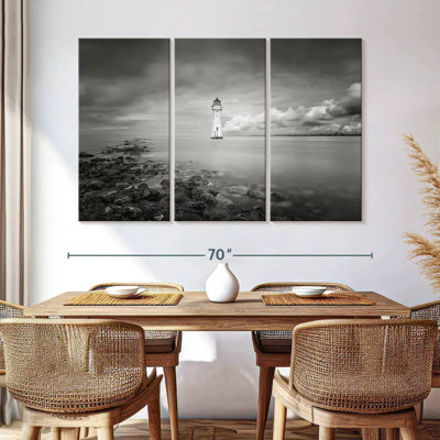 Phare noir et blanc Aletra