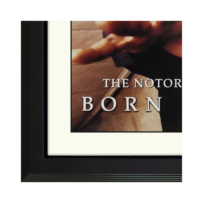 The Notorious B.I.G. «Born Again», disque encadré avec passe-partout blanc