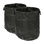 Garden Waste Bags with Handles - Black - 2x
