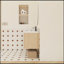 Meuble-lavabo mural flottant 36 po avec lavabo 36 po, finition chêne clair, conception modulaire à 2 portes et 2 tiroirs, plateau de lavabo en gel, livré dans 3 boîtes