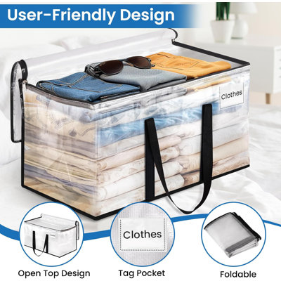 6-pack Clear Heavy Duty Moving Bags