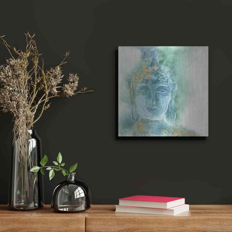 «Gilded Buddha I» par Chris Paschke, H 12 po x l 12 po