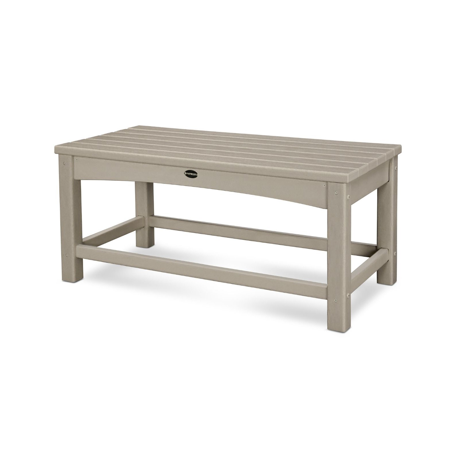 POLYWOOD Club Coffee Table, Sand