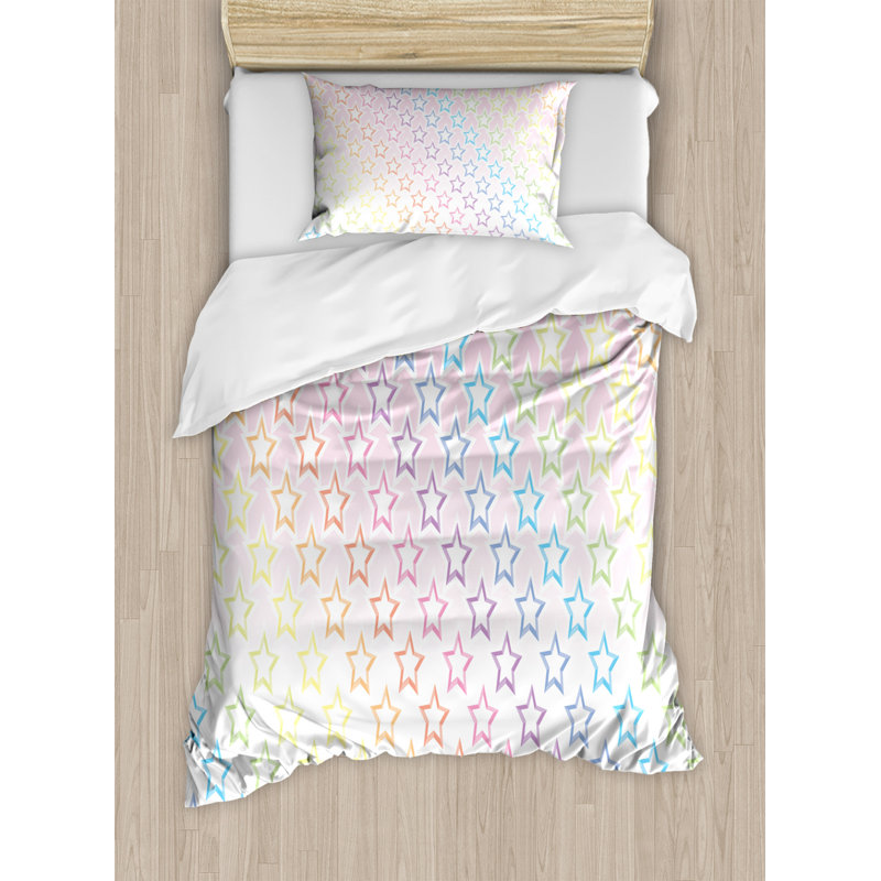 Modern & Contemporary Polyester Geometric Shapes Duvet Cover
