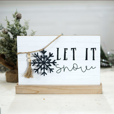 Let It Snow Sign