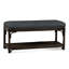 Summer Retreat Wicker Shelf Storage Bench-71425199-86505831