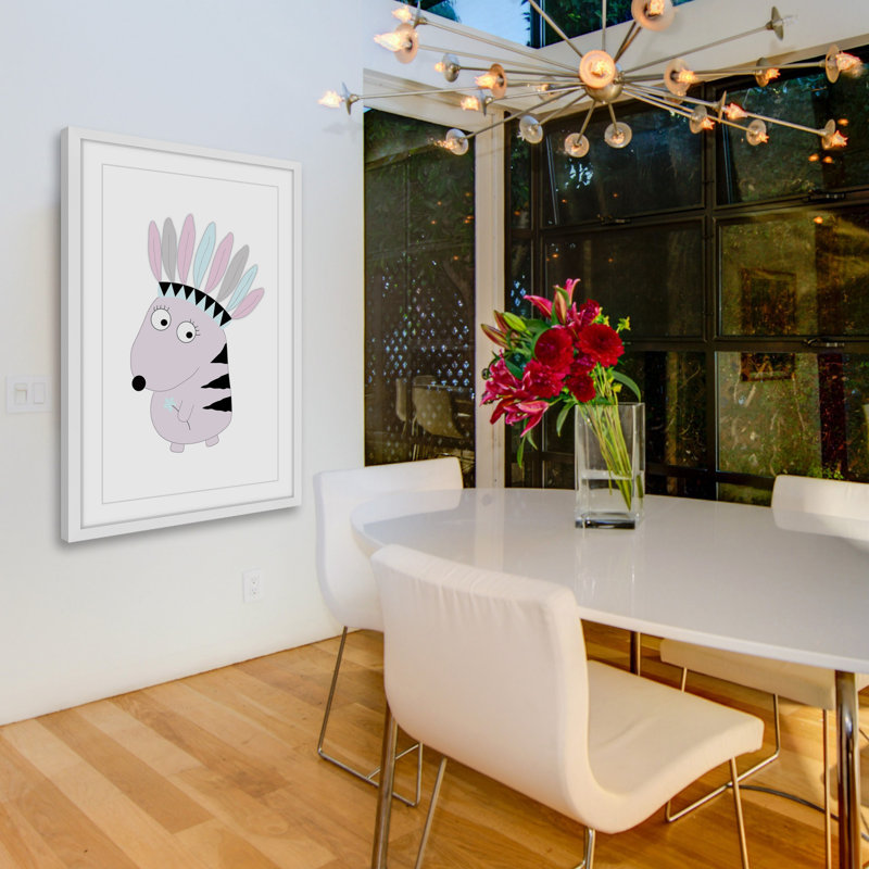 «Pastel Feathers» par Katarina Snygg, reproduction encadrée, H 24 po x l 16 po x P 1,5 po