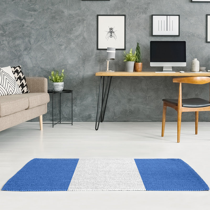 Tapis bleu area, Rectangle 5 pi x 7 pi