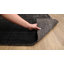 Tapis touffeté noir / gris fabriqué à la main Munana-1761228588