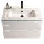 Meuble-lavabo simple de 30 po avec dessus en céramique avec trop-plein Kersha, pré-assemblé-808778445-838290735-833645115