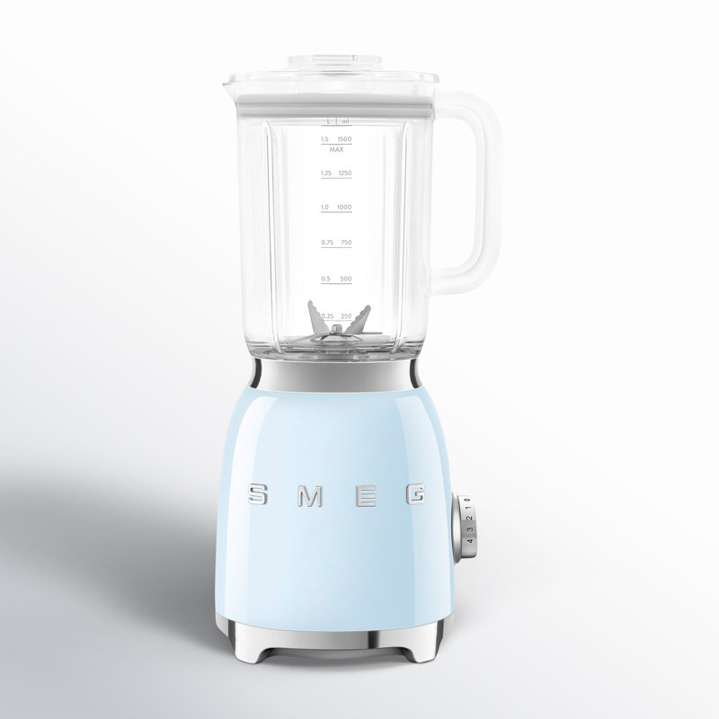 SMEG 50's Retro Style Countertop Blender, Pastel Blue