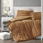 Ensembles de literie simple en microfibre ultra doux, style campagnard ruché pour la maison