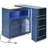 Kitchen island on Wheels with LED Lights,Power Outlets and 2 Fluted Glass Doors-433348284