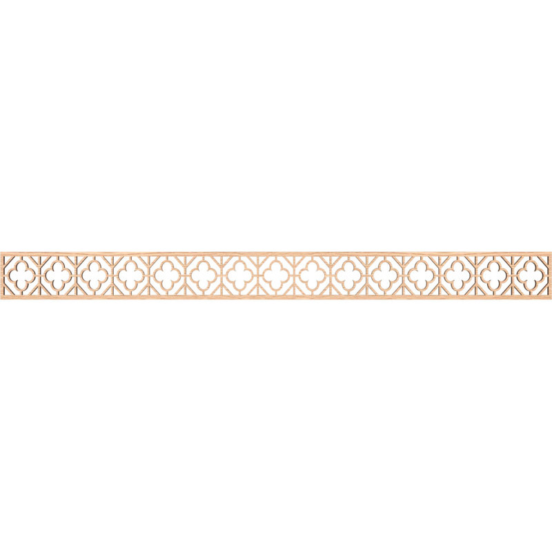 Moulure Hazelton, H 4 po x l 46,375 po x P 0,25 po, Chêne rouge