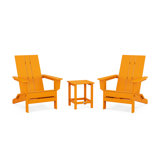 POLYWOOD by AllModern Foldable Outdoor Adirondack Chair With Table