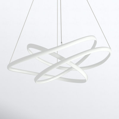 Peabody 1 - Light Matte White LED Unique/Statement Pendant